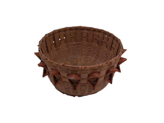 Antique Northern Atlantic Native American woven basket
