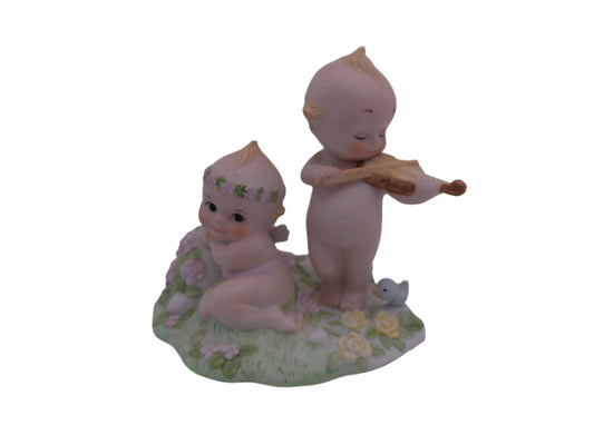 Kewpie Figurine (1985 Original) Jesco Playing Violin