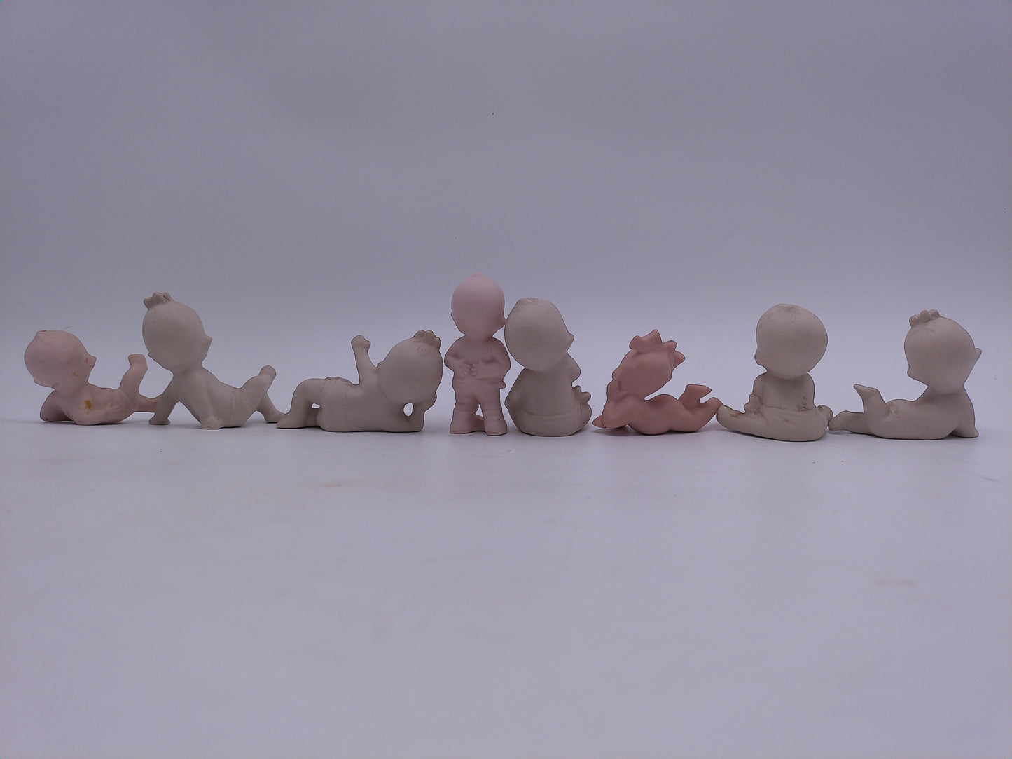 Kewpie baby doll figurines Lot of 8 Vintage rare