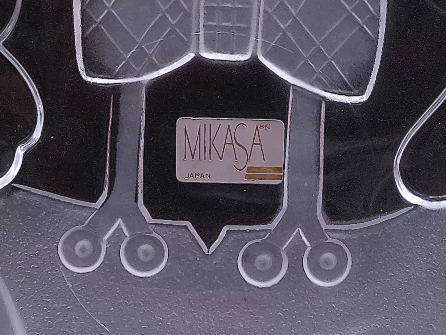 Mikasa Beautiful Bear and Snow flake Design Platters platter