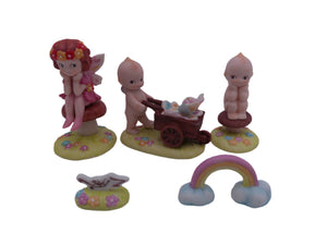 Set of 5 objects  Rose O'Neill Kewpie and Fairy 5 objects
