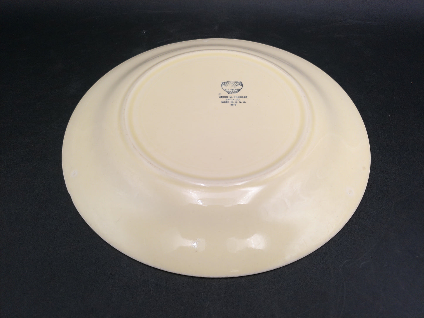 E. Dwin M. Knowles China Plate 6" Made in USA Vintage