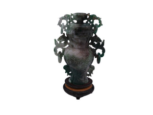 antique Chinese carved incense burner soapstone  Vase