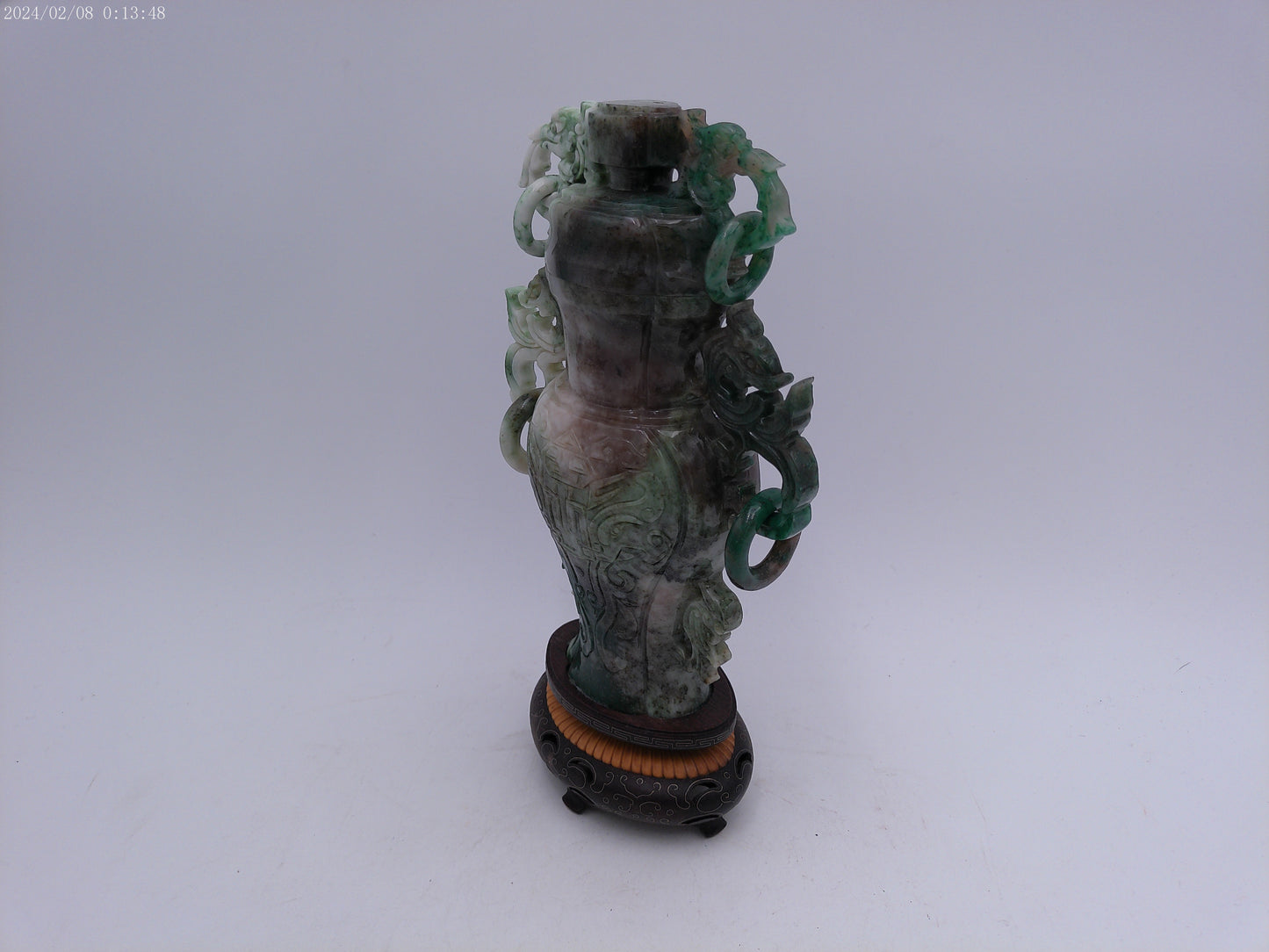 antique Chinese carved incense burner soapstone  Vase