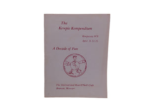 The Kewpie Kompendium The International Rose O'Neill Club book Rare