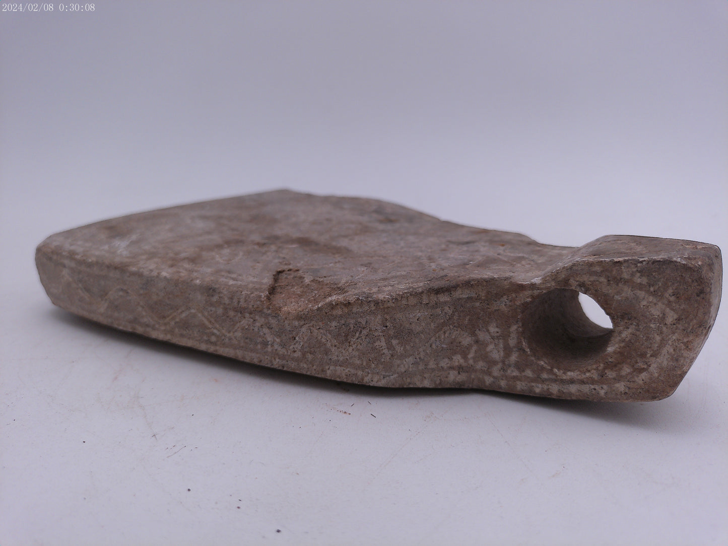 Ancient Stone Axe Rachet Head