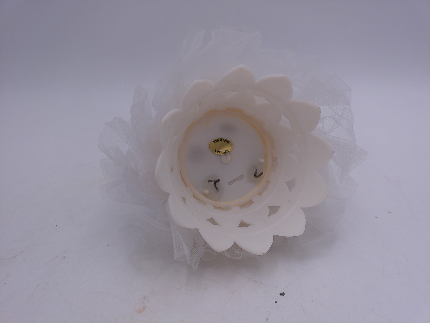 Kewpie Wedding Cake Topper Style Bride & Groom with Petals