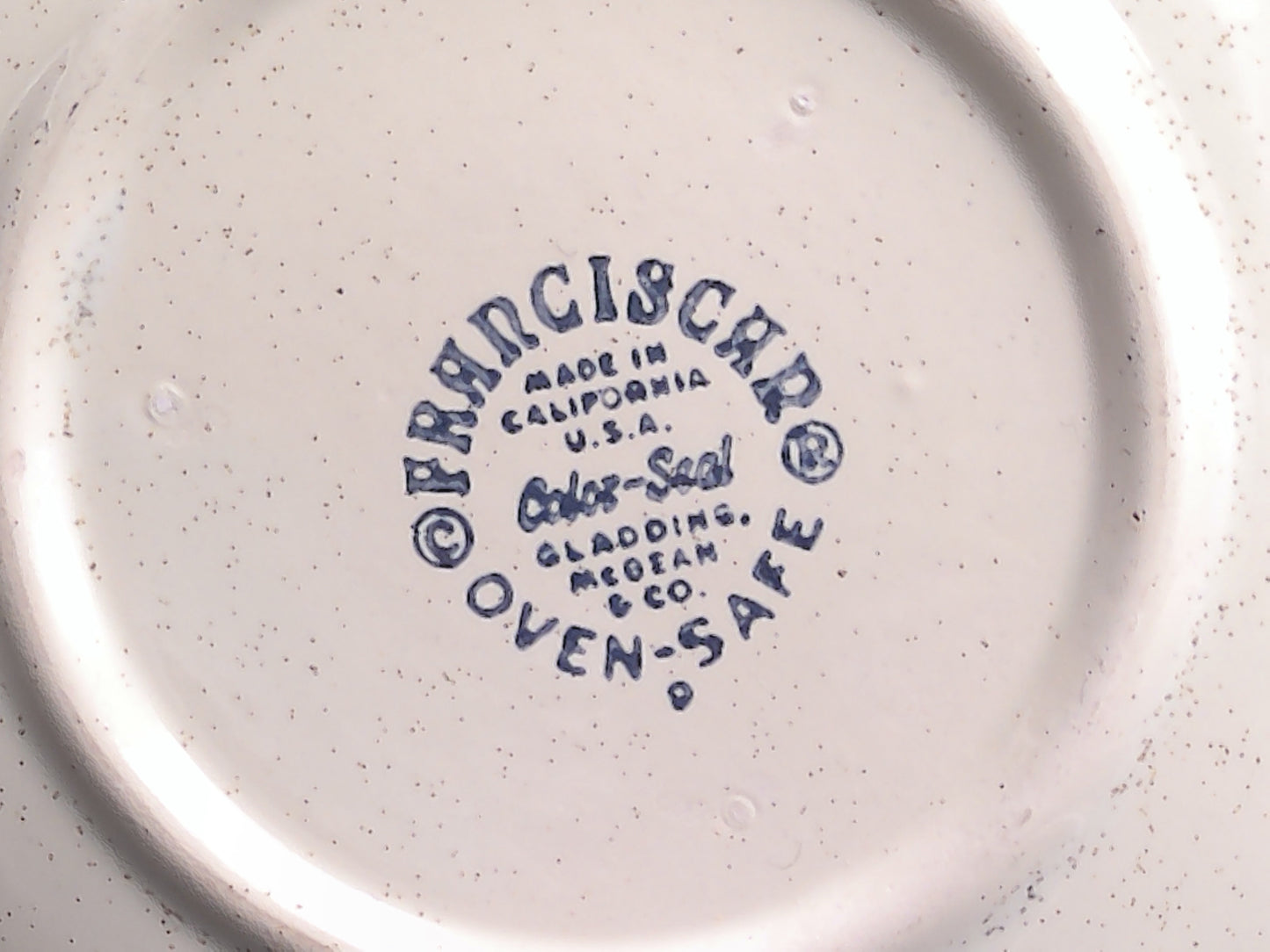Franciscan Cups, Dishes, Plate and Pitcher Leaf Design 1950s