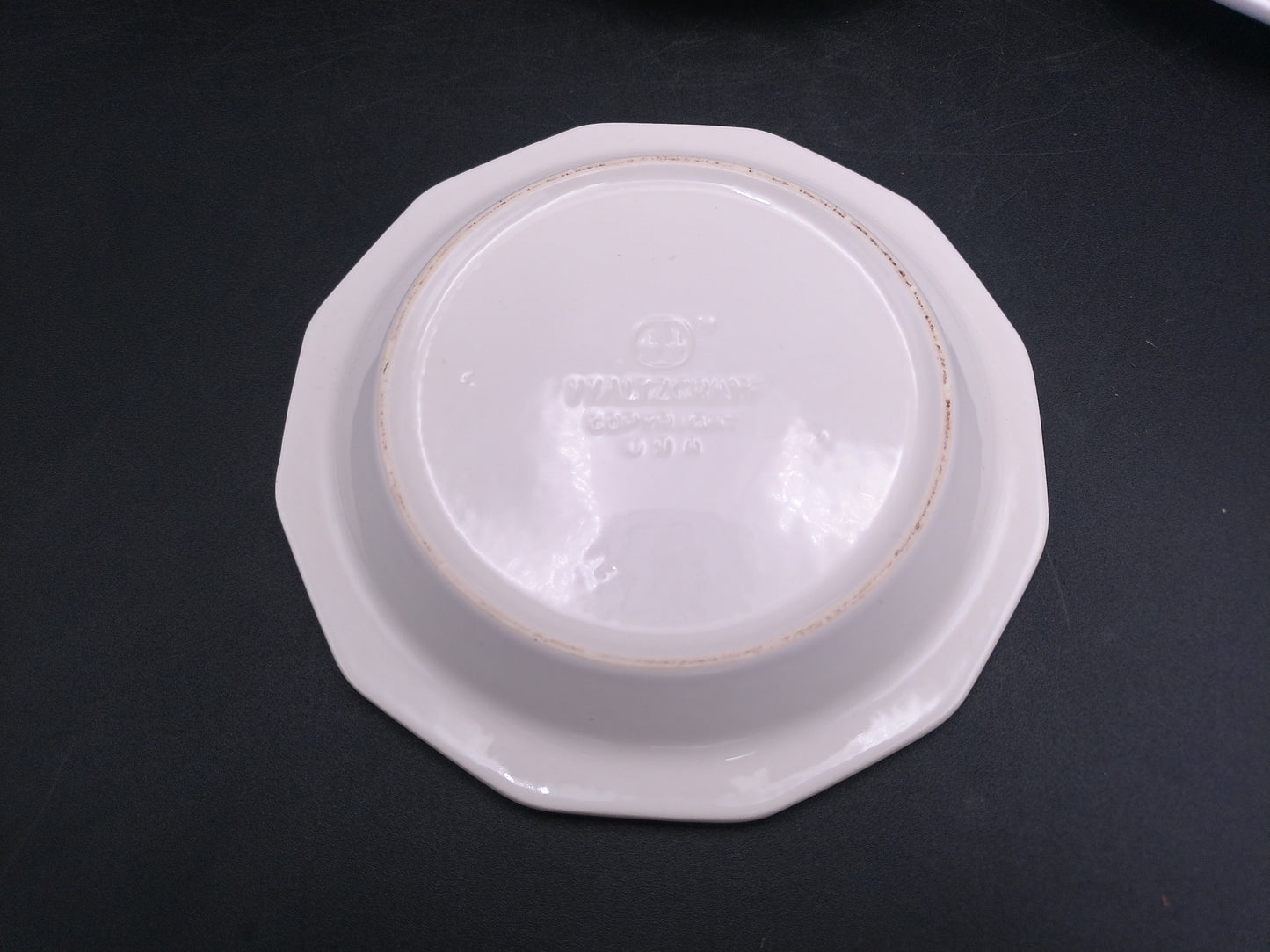 Pfaltzgraff Heritage White plates set of 8 and Tea Cup Vintage