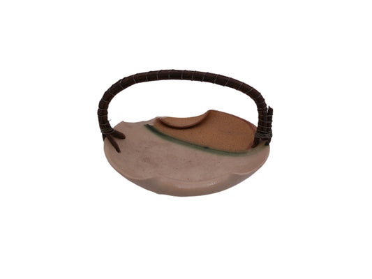 Vintage Ceramic Pottery Basket
