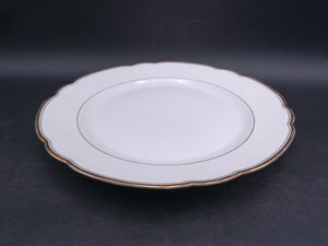 Gold Rim Dinner Plate Famag Schonwall Bavari Brand Vintage