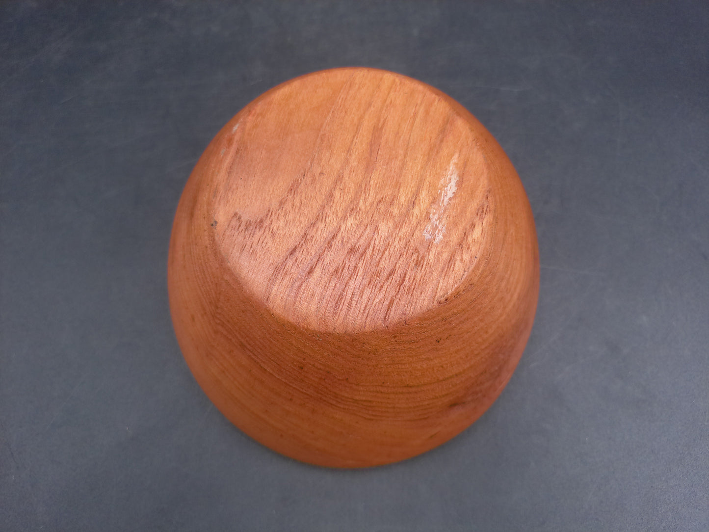 Wooden Teak Bowl Hand Made  Vintage