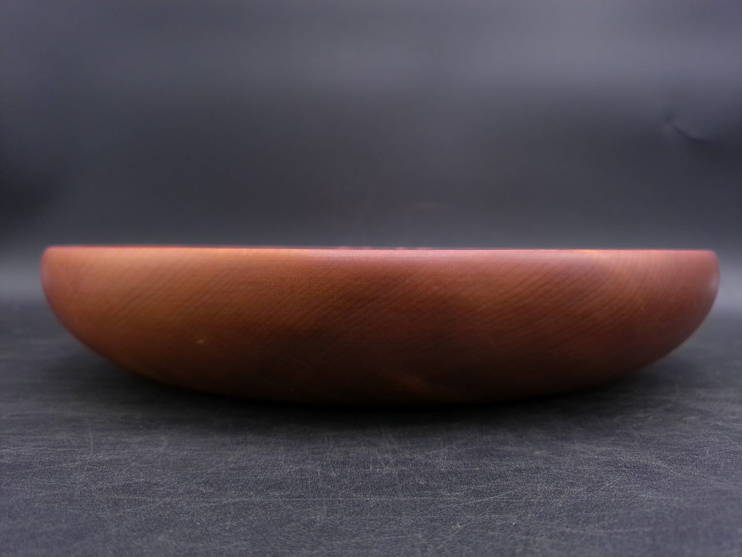 Myrtlewood Large Round Serving Tray Bowl Dish Hand Made Vintage made in Oregan