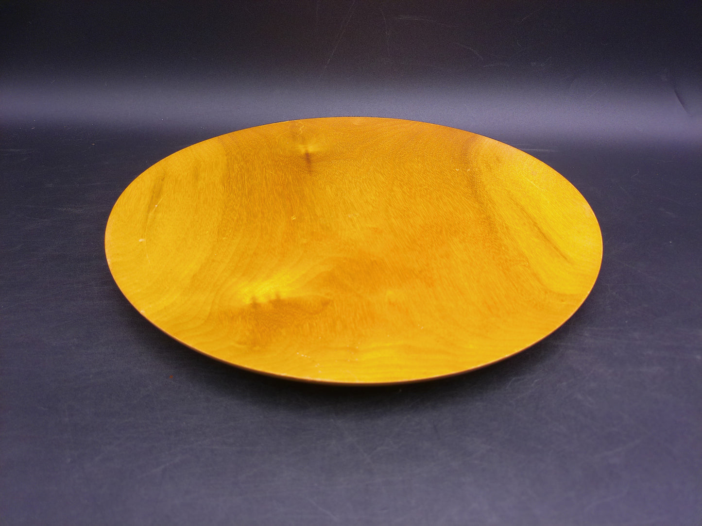 Myrtlewood Large Serving Plate Hand Made Vintage