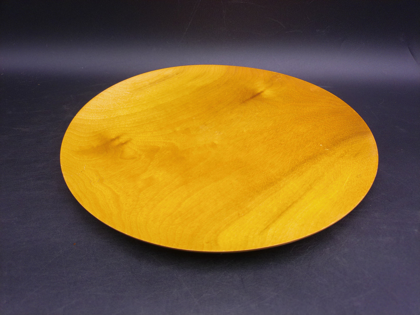 Myrtlewood Large Serving Plate Hand Made Vintage