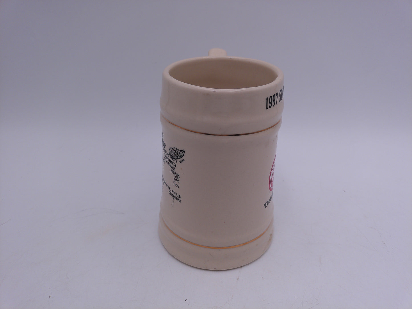 Beer Stein Mug Detroit Red Wings  Hockey 1997 Stanley Cup Champions NHL