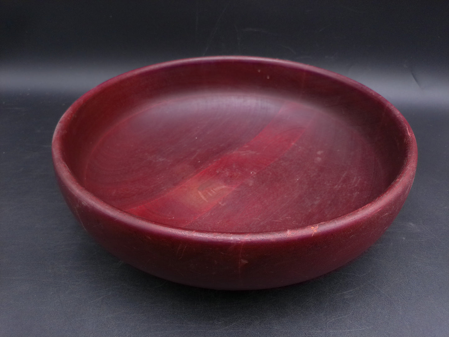 Wood Turned Mahaogany Bowl