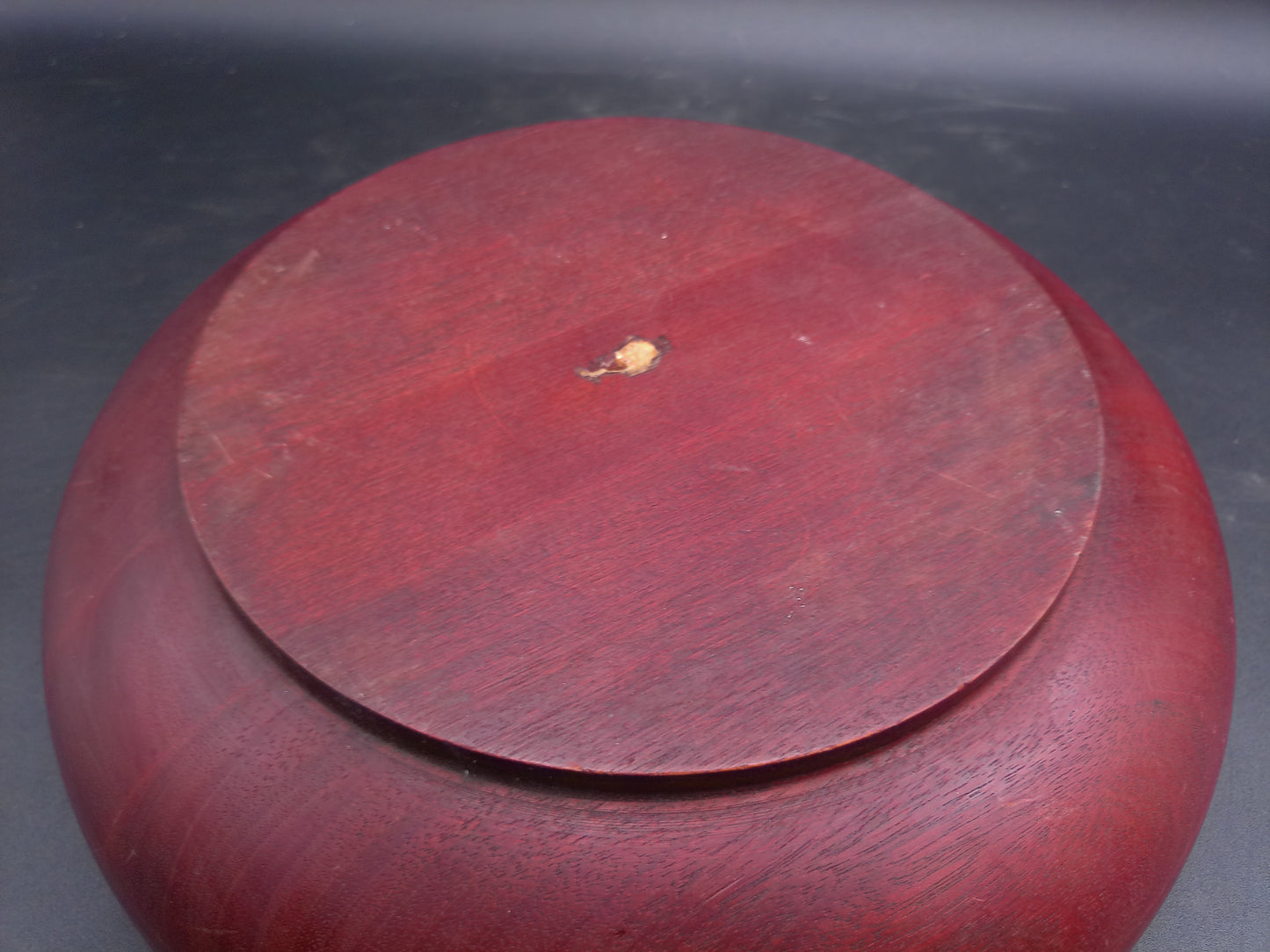 Wood Turned Mahaogany Bowl