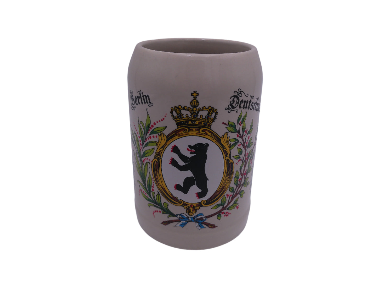 Beer Stein Mug Vintage Deutschland German  Bear Crest Design Vintage