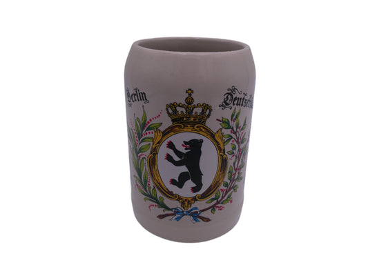 Beer Stein Mug Vintage Deutschland German  Bear Crest Design Vintage