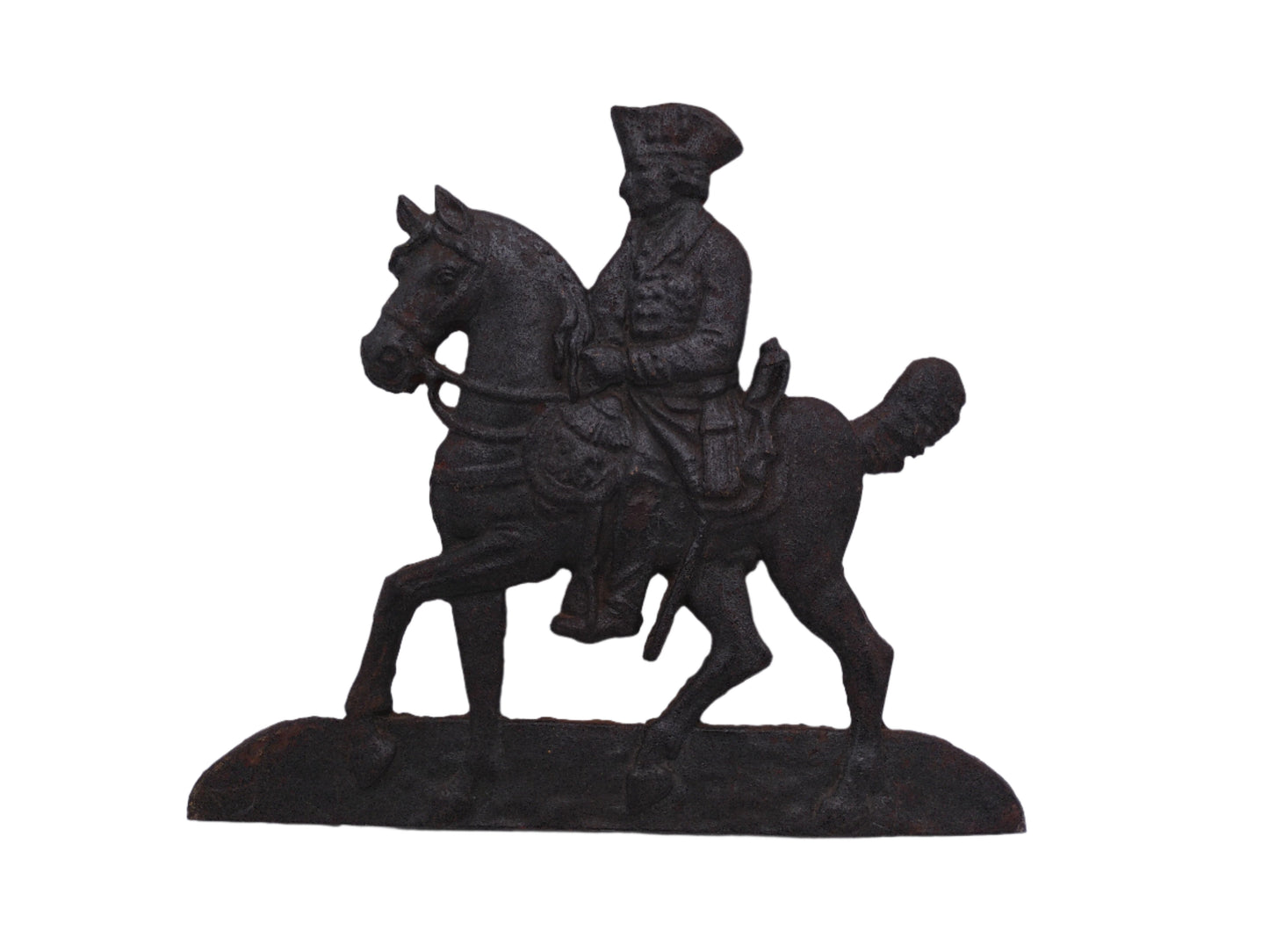 Vintage Cast Iron George Washington on Horse Wall hanging