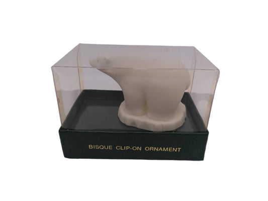 Small Polar Bear Clip on Ornament P6