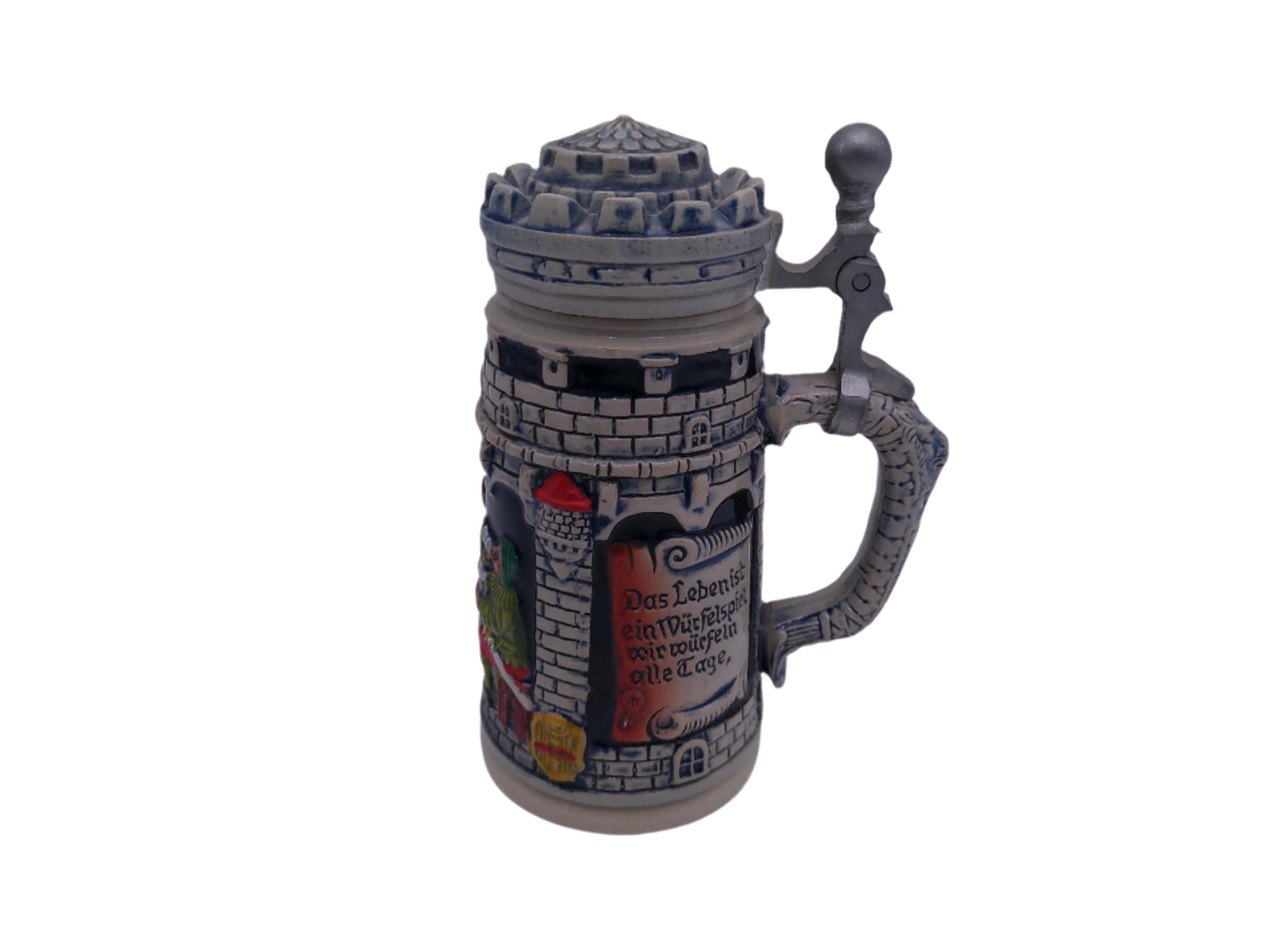 Beer Stein Thewalt Vintage 1302 German with Lid