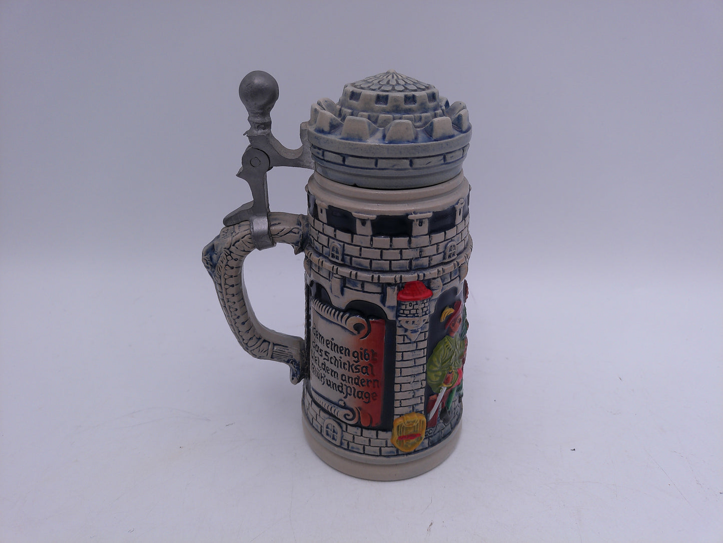 Beer Stein Thewalt Vintage 1302 German with Lid