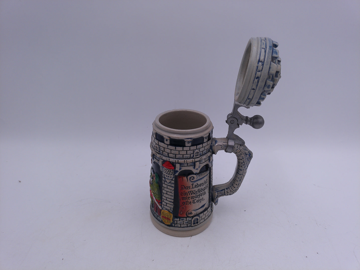 Beer Stein Thewalt Vintage 1302 German with Lid