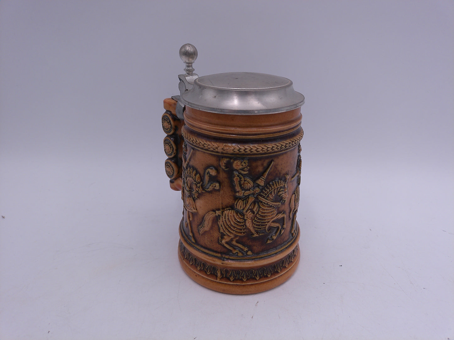 Beer Stein Vintage  German Vintage Gertz   Briwn Stoneware Mug
