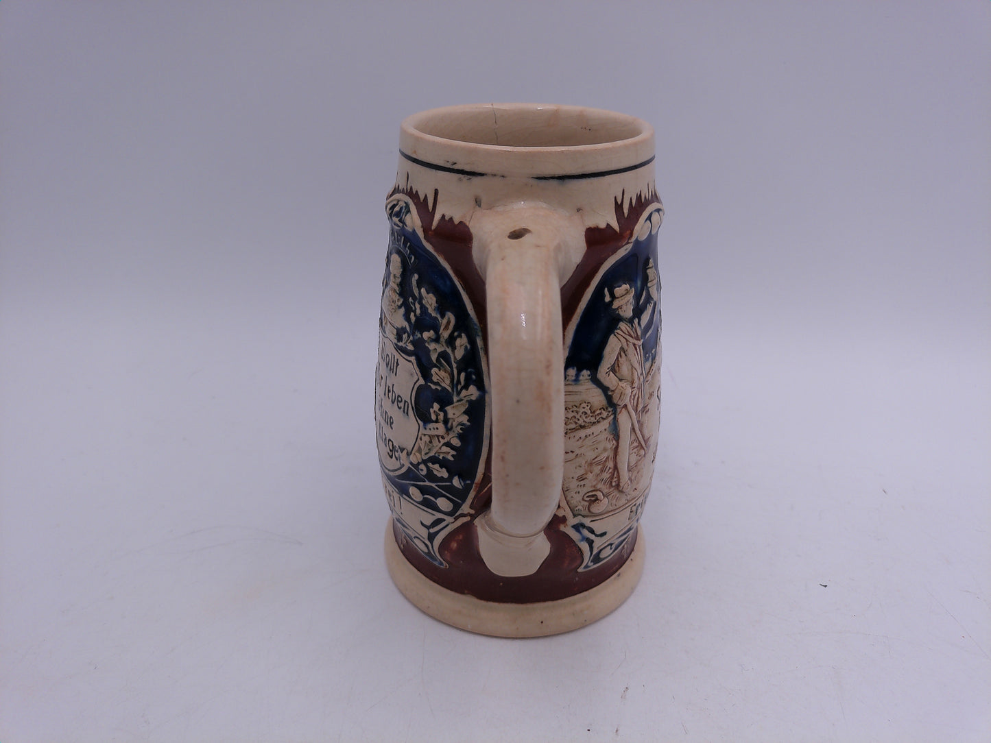Beer Stein Made In Germany Vintage Small Crack Old Vintage