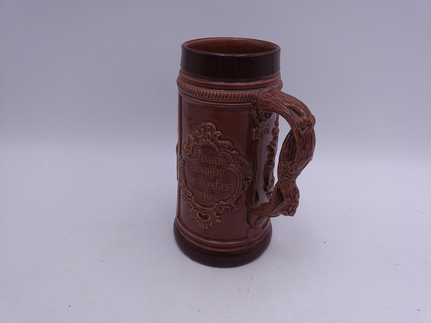 Beer Stein Made In Germany   Orginal Thewalt Stein Brown Color
