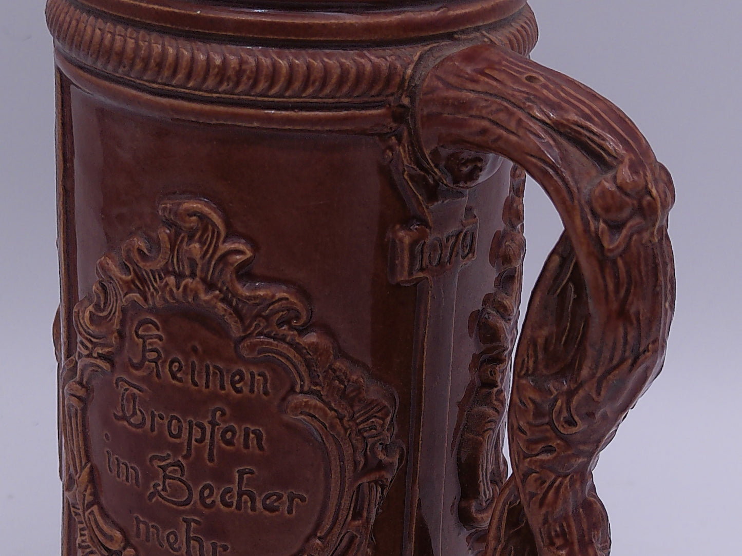 Beer Stein Made In Germany   Orginal Thewalt Stein Brown Color