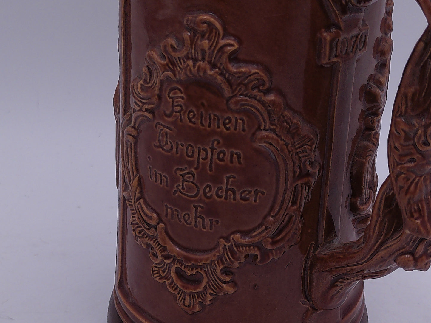 Beer Stein Made In Germany   Orginal Thewalt Stein Brown Color