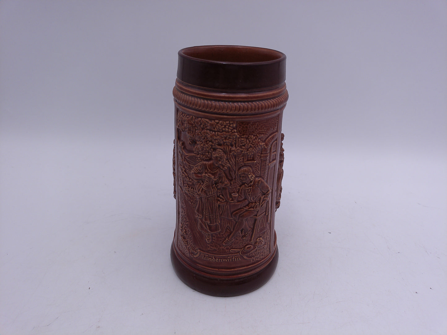 Beer Stein Made In Germany   Orginal Thewalt Stein Brown Color
