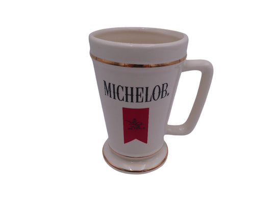 Beer Stein Vintage Michelob Beer Ceramic Beer Mug 5.25” Made In USA