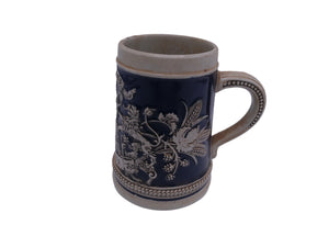 Beer Stein Vintage Made in W. Germany  Gerzit Colbolt Blue