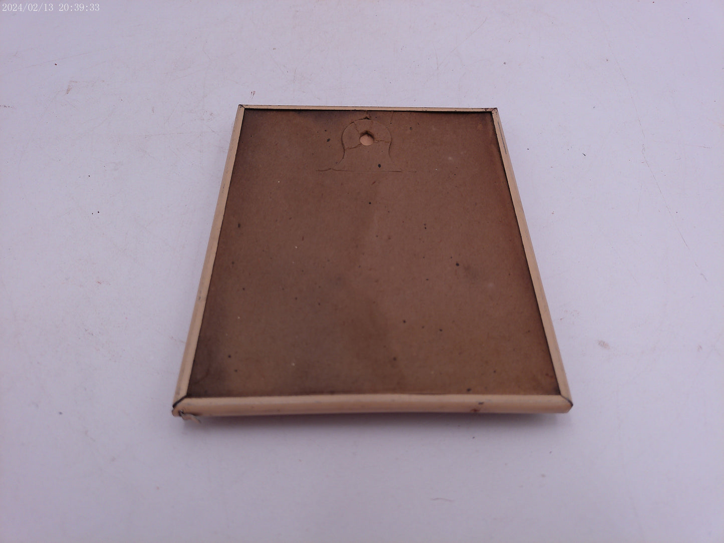 Glass Convex Silhouette Framed Picture Beautiful Flowers in vase Metal  Frame  B21