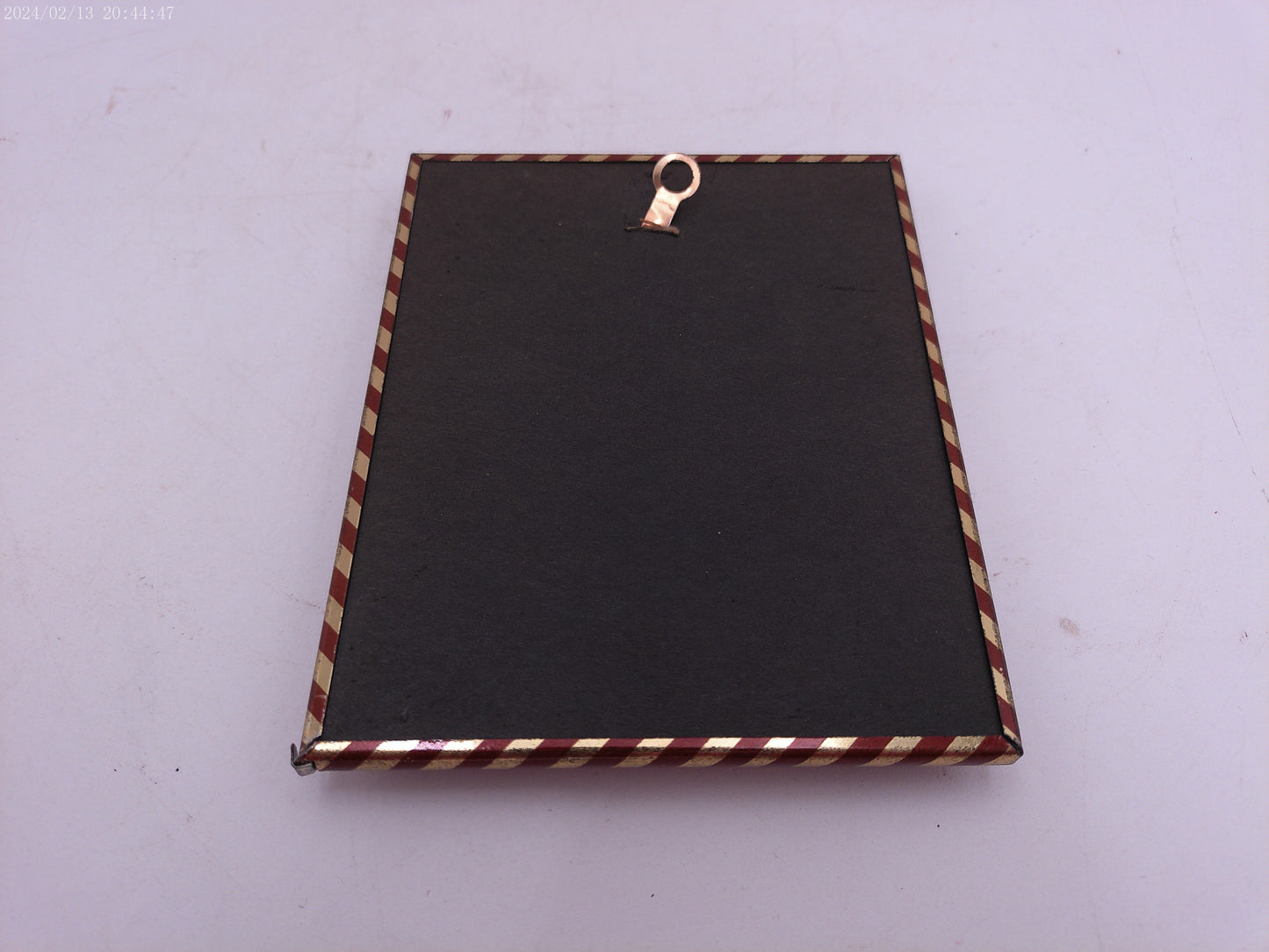 Glass Convex Silhouette Framed Picture Couple Dancing Color  B26