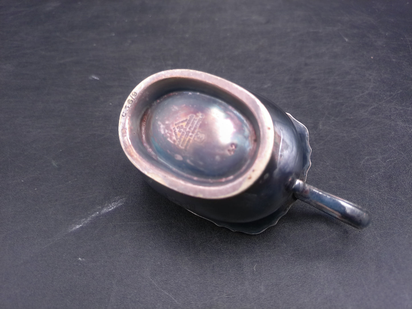 Mappin & Webb's Princes  Plate Triple Deposit London Sheffield Sugar Creamer Salt pot