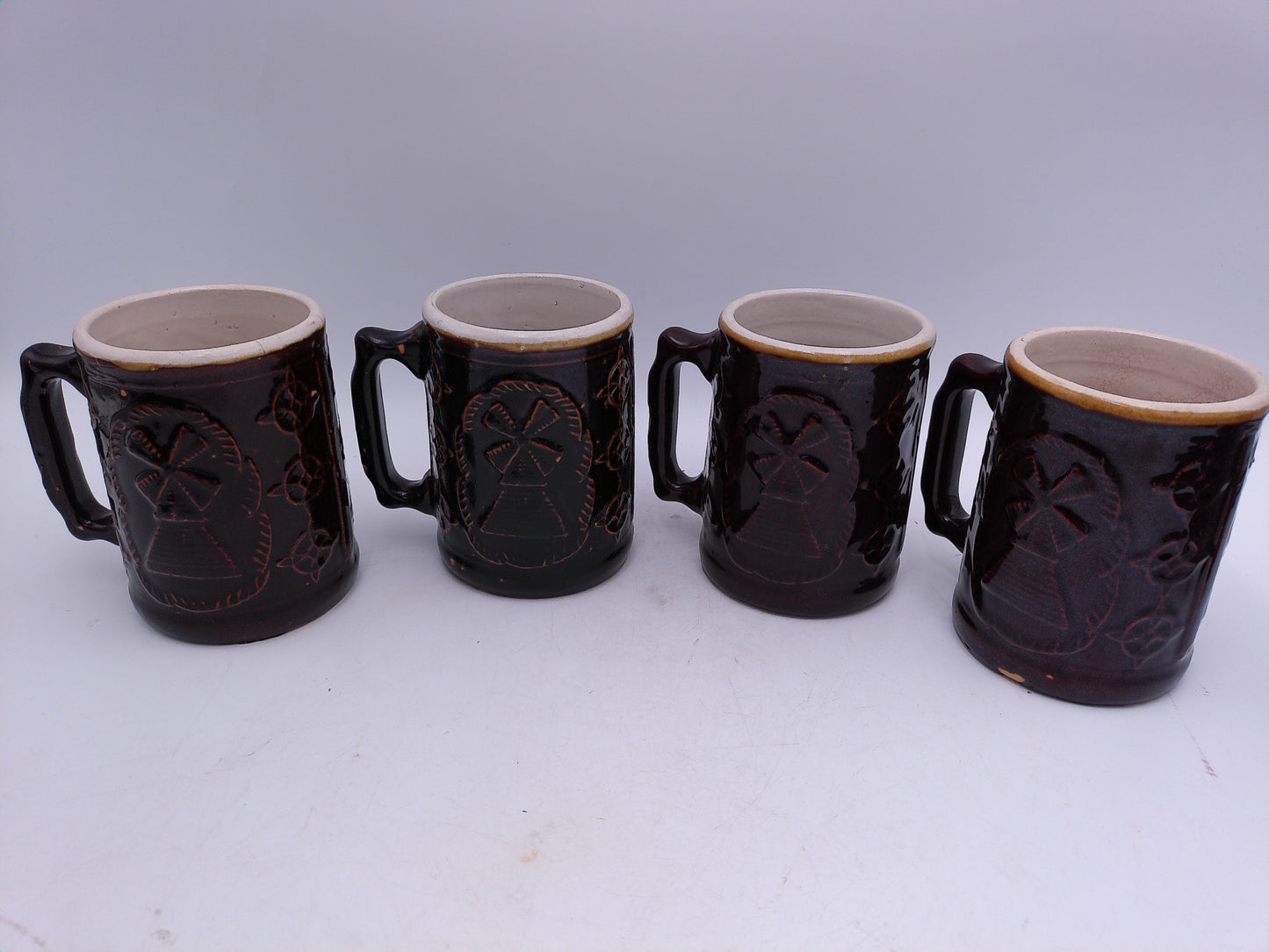 Beer Stein Burkey & Winter Art Pottery Mug Cup Lot of 10