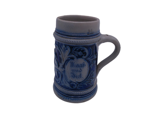 Beer Stein  no 1156 Made in Germany Blue Stoneware