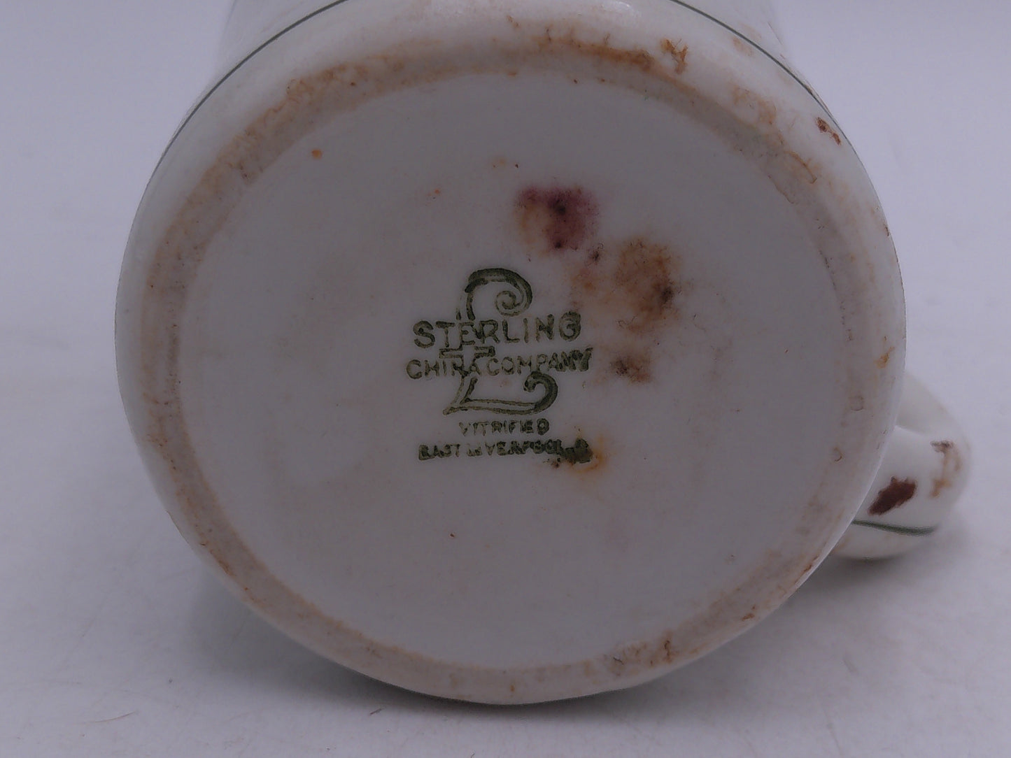 Coffee Cup Sterling China Company Cup Vintage