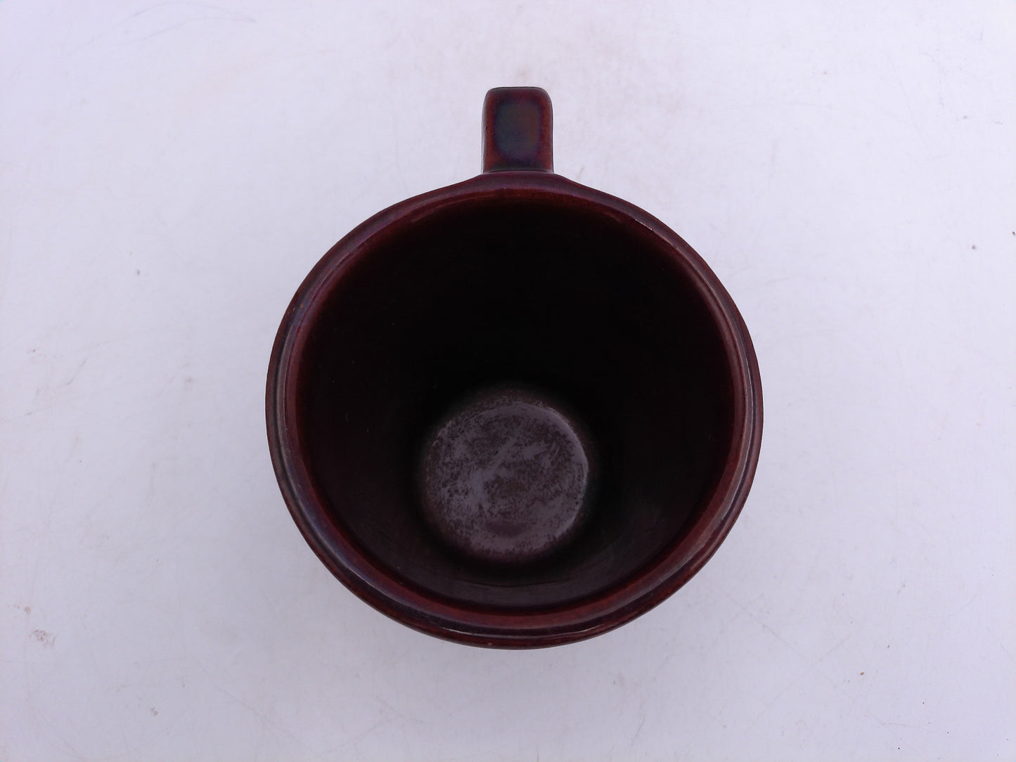 Marcrest Stoneware Daisy Dot Coffee Mug Tea Cup  Vintage Brown Glaze 8 oz USA