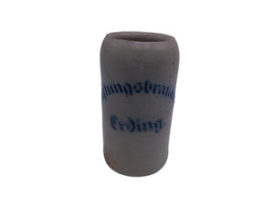 Beer Stein German Made Vintage Blue lettering