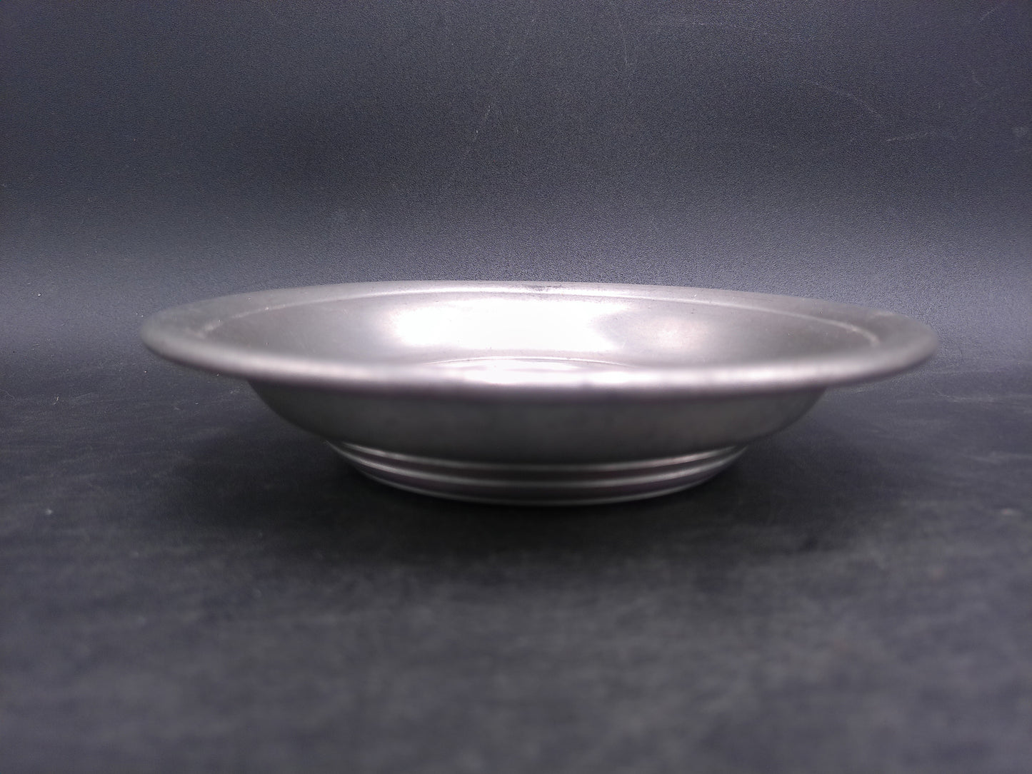 National Pewter Plate DishSoup Bpwlby  National Silver Company Made in USA