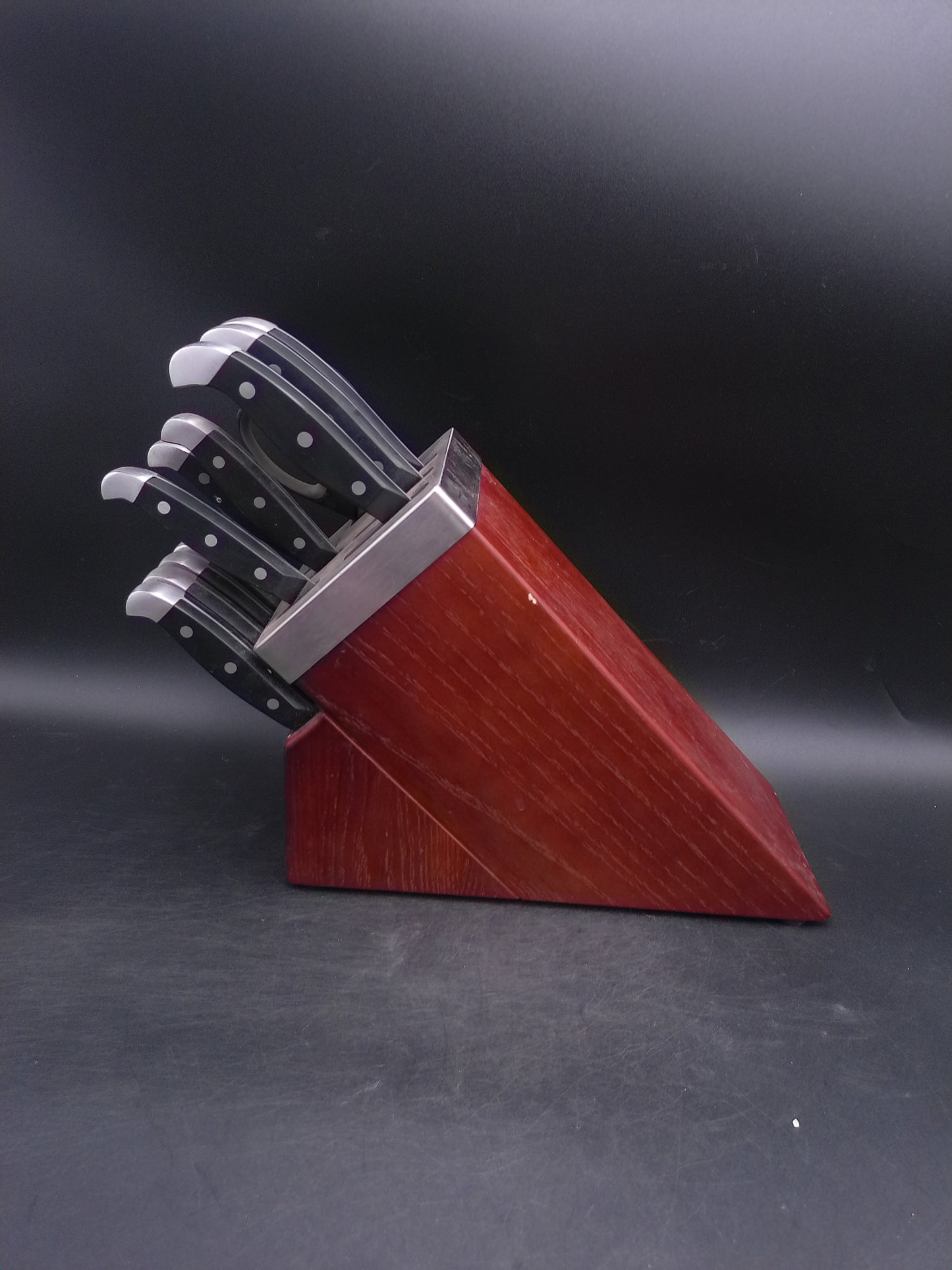 Henckels Definition 12-piece Self-Sharpening Knife Block Set and a Pair of Scissors