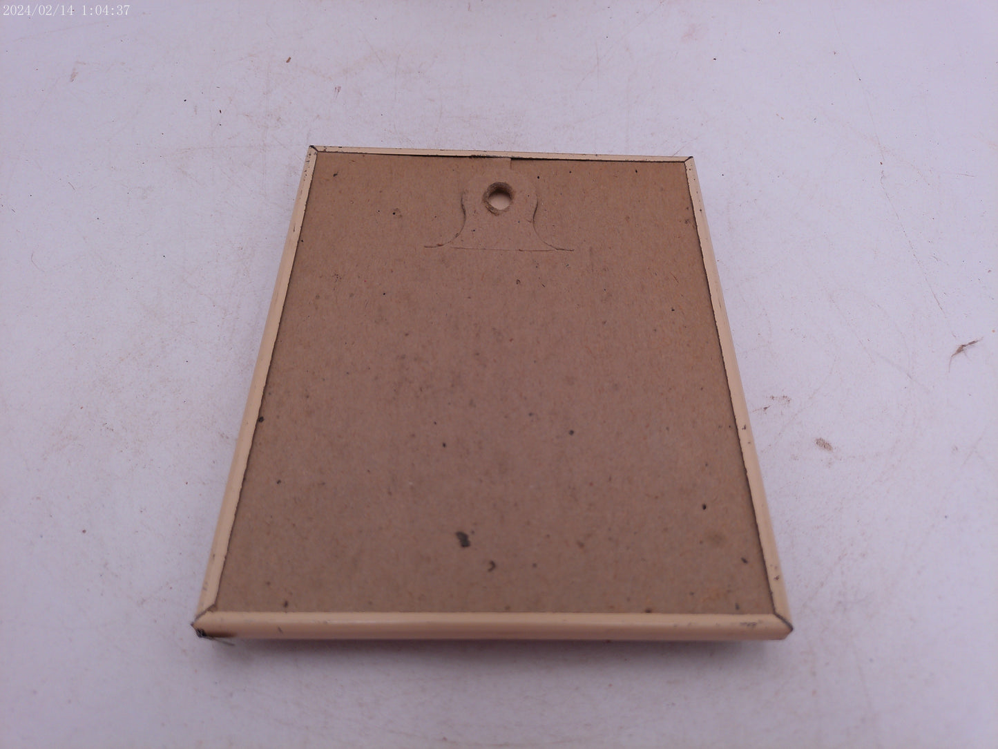 Glass Convex Silhouette Framed Picture Beautiful  Basket of Flowers B518