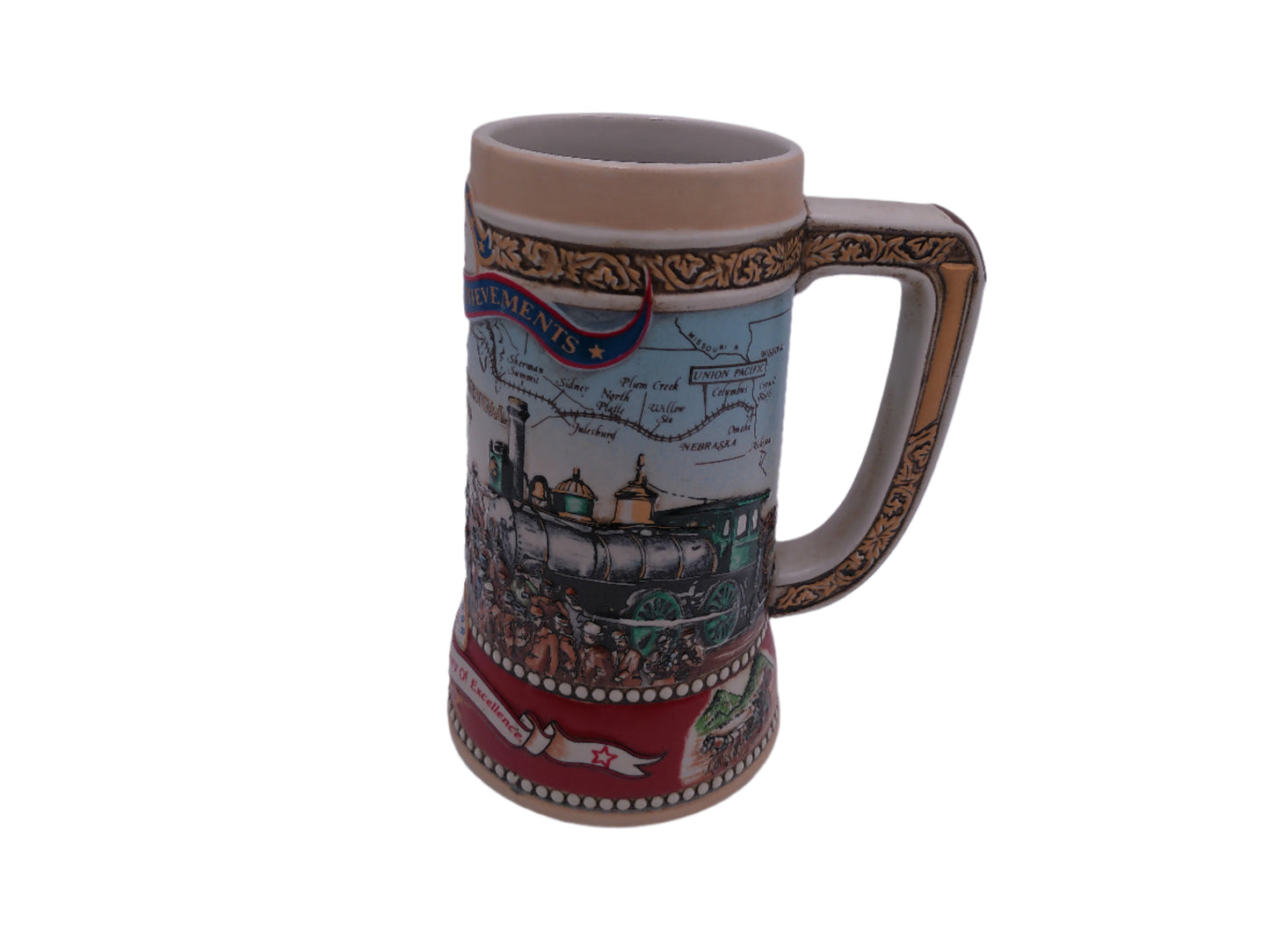 Beer Stein Miller High Life Great American Achievements No. 12377 The Carolina Collection