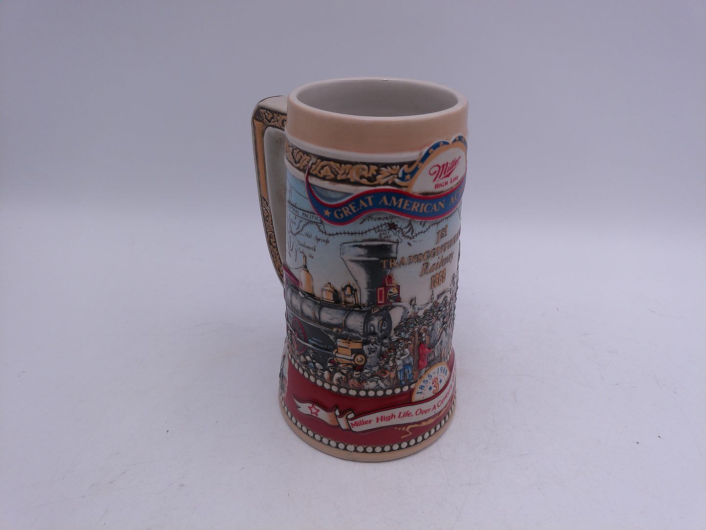 Beer Stein Miller High Life Great American Achievements No. 12377 The Carolina Collection